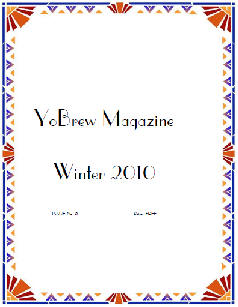YoBrew Magazine Winter 2010